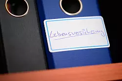 Kann Ihre Lebensversicherung auch als Einmalzahlung ausgezahlt werden? Ein Blick in die Vertragsunterlagen kann Klarheit bringen. - &copy; Jonas Walzberg/dpa/dpa-tmn