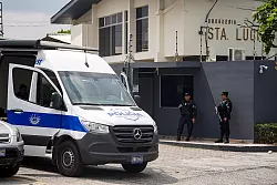 Nachdem El Salvadors Staatschef Bukele der Korruption den Kampf ansagte, gingen Sicherheitskr&auml;fte gegen das Verm&ouml;gen von Ex-Pr&auml;sidenten Cristiani vor. - &copy; Camilo Freedman/dpa