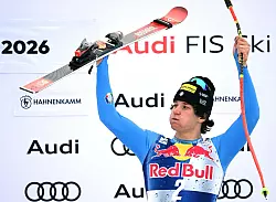 Giovanni Franzoni ist der Shootingstar im alpinen Ski-Weltcup. - &copy; Barbara Gindl/APA/dpa