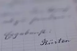 Ein von Peter K&uuml;rten unterschriebener Brief. - &copy; Rolf Vennenbernd/dpa