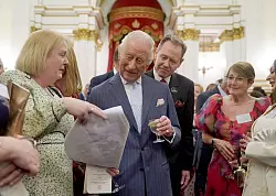 An welcher Form von Krebs Charles leidet, ist nicht bekannt. - © Yui Mok/Pool PA/AP/dpa