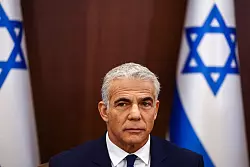 Israels Oppositionsf&uuml;hrer Lapid warnt vor einer Einnahme ganz Gazas. (Archivbild) - &copy; Ronen Zvulun/AP/dpa