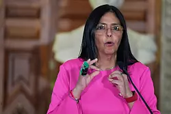 Die gesch&auml;ftsf&uuml;hrende Pr&auml;sidentin Rodr&iacute;guez gilt als eine der loyalsten Figuren aus Maduros Machtzirkel. - &copy; Ariana Cubillos/AP/dpa