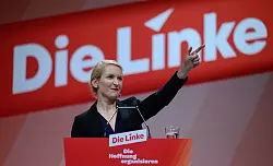 Co-Chefin Ines Schwerdtner will «die Hoffnung organisieren». - © Hendrik Schmidt/dpa