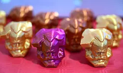 Karl Marx aus dem 3D-Drucker - auch das gibt es beim Linken-Parteitag im früheren Karl-Marx-Stadt. - © Hendrik Schmidt/dpa