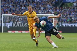 Niklas Hauptmann traf zum 1:0 f&uuml;r Dresden. - &copy; Friso Gentsch/dpa