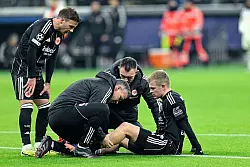 Stürmer Burkardt droht auszufallen. - © Uwe Anspach/dpa