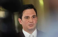 Anwalt Philip von der Meden traf den heutigen Zeugen zum Mittagessen. - &copy; Marcus Brandt/dpa