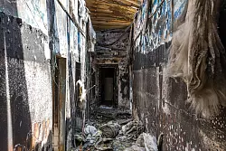 Die Bundesanwaltschaft geht davon aus, dass die Gruppe &laquo;Letzte Verteidigungswelle&raquo; hinter dem Brandanschlag auf das Kulturhaus in Altd&ouml;bern steckt. - &copy; Frank Hammerschmidt/dpa