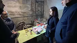 Im Keller der Dorfschule von Jahidne, die damals Hauptquartier der Besatzer war, setzten die Russen vom 3. bis zum 31. M&auml;rz 2022 mehr als 350 Bewohnerinnen und Bewohner fest. - &copy; J&ouml;rg Blank/dpa