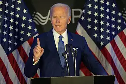 Biden sieht starke Spaltung - &copy; Nam Y. Huh/AP/dpa