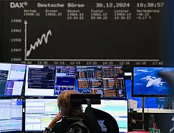 Frankfurter Börse: Unter den 100 wertvollsten Börsenkonzernen der Welt sind nur drei deutsche (Archivbild). - © Arne Dedert/dpa