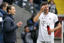 Kein einfaches Verh&auml;ltnis bei den Bayern: Niko Kovac und Thomas M&uuml;ller - &copy; Hasan Bratic/dpa