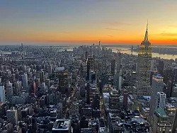New York: die Aussicht von der Aussichtsplattform «Summit» im Hochhaus One Vanderbilt. (Archivbild) - © Benno Schwinghammer/dpa