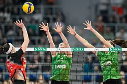 Nach einem knappen ersten Satz steigerte sich der DSC deutlich. - © Uwe Anspach/dpa