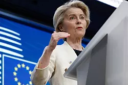 «Heute wird Geschichte geschrieben», sagte EU-Kommissionspräsidentin von der Leyen. - © Omar Havana/AP/dpa