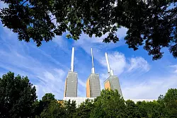 Das Heizkraftwerk Linden in Niedersachsen: Die Bundesregierung hat sich auf eine Strategie zum Bau neuer wasserstofff&auml;higer Gaskraftwerke geeinigt. - &copy; Julian Stratenschulte/dpa