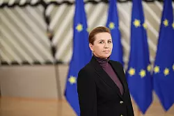 Die Unterst&uuml;tzung der europ&auml;ischen Partner sei in der sehr schwierigen Situation, in die das Land gebracht worden sei, von enormer Bedeutung gewesen, sagt D&auml;nemars Regierungschefin Mette Frederiksen. - &copy; Michael Kappeler/dpa