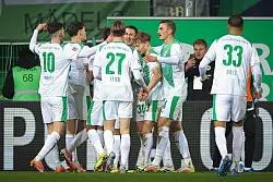 Die Fürther stecken gegen Hertha niemals auf. - © Daniel Karmann/dpa