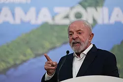 Der brasilianische Pr&auml;sident Luiz Inacio Lula da Silva droht der EU mit einem R&uuml;ckzug seines Landes. (Archivbild) - &copy; Andre Penner/AP/dpa
