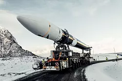 Die Rakete von Isar Aerospace. (Handout) - &copy; Wingmen Media/Isar Aerospace/dpa