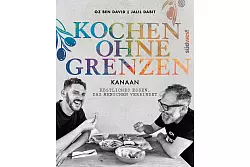 &laquo;Kanaan - Kochen ohne Grenzen: K&ouml;stliches Essen, das Menschen verbindet&raquo;, Oz Ben David und Jali Dabit, S&uuml;dwest Verlag, 192 Seiten, 28 Euro, ISBN-13: ? 978-3517104294. - &copy; Elissavet Patrikiou/S&uuml;dwest Verlag/dpa-tmn