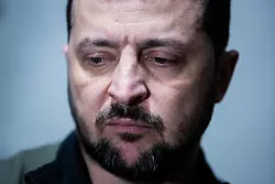 Der Pr&auml;sident der Ukraine: Wolodymyr Selenskyj. - &copy; Christoph Soeder/dpa