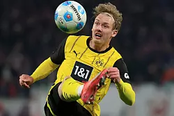 Erst zum Ende der Saison gehorchte Julian Brandt der Ball wieder. - © Jan Woitas/dpa