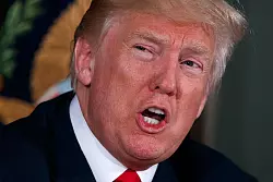 Wut auf die eigenen Leute: Trump wettert gegen Fans. (Archivfoto) - © Evan Vucci/dpa