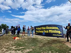 Der Tiefseebergbau k&ouml;nnte schwerwiegende Umweltfolgen haben. (Archiv) - &copy; Nick Kaiser/dpa