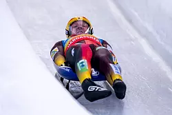 Felix Loch belegte in Winterberg den zweiten Platz. - &copy; David Inderlied/dpa