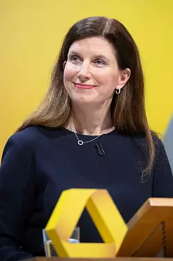 Seit drei Monaten Chefin eines Dax-Konzerns: Bettina Orlopp - &copy; Helmut Fricke/dpa