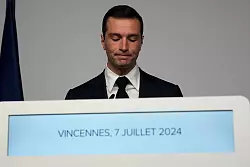 Bardella gibt sich selbstkritisch. - &copy; Louise Delmotte/AP/dpa