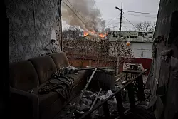 Geht der Ukraine-Krieg auch 2026 weiter? Nato-Generalsekret&auml;r Mark Rutte will keine Prognose abgeben. (Archivbild) - &copy; Oleg Petrasiuk/Ukrainian 24th Mechanized brigade via AP/dpa