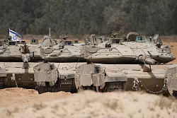 Noch geht Israels Militär weiter im Gazastreifen vor. (Archivbild) - © Ariel Schalit/AP/dpa