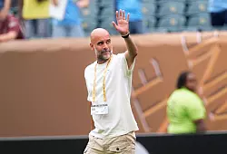 City-Coach Pep Guardiola startet erfolgreich in die Club-WM. - © Chris Szagola/AP/dpa