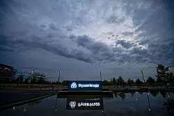Die Konzernzentrale von Thyssenkrupp hat ihren Sitz in Essen. Sie befindet sich auf dem Gelände der ehemaligen Krupp-Gussstahlfabrik. - © Henning Kaiser/dpa