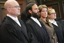 Christina Block soll laut Anklage den Auftrag zur Entführung gegeben haben. - © Marcus Brandt/dpa POOL/dpa