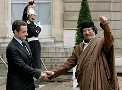 Die Staatsanwaltschaft hatte von einem Korruptionspakt zwischen Sarkozy und Gaddafi gesprochen. (Archivbild) - &copy; epa Maya Vidon/EPA/dpa