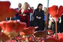 Auf dem Gel&auml;nde des Nova-Festivals wurden hunderte Menschen ermordet. - &copy; Elisa Schu/dpa