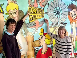 Kerrie Russell ist seit sieben Jahren Leiterin der Schule in Alice Springs. - &copy; Carola Frentzen/dpa