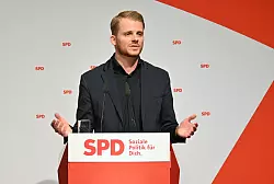 TIm Klüssendorf soll neuer Generalsekretär der SPD werden. (Archivbild) - © Felix Müschen/dpa
