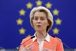 Ursula von der Leyen, Pr&auml;sidentin der Europ&auml;ischen Kommission. - &copy; Jean-Francois Badias/AP/dpa