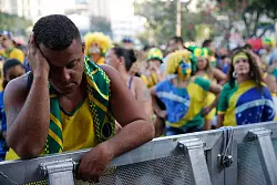 Brasiliens Fans wurden zuletzt häufig enttäuscht. (Archivbild) - © Fernando Frazão/Agencia Brazil/dpa
