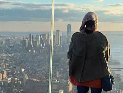 Blick nach Downtown. - &copy; Benno Schwinghammer/dpa