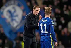 Timo Werner kritisierte nach seinem Weggang Trainer Thomas Tuchel. - © Alastair Grant/AP/dpa