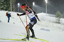 Philipp Horn ist zumindest läuferisch ganz vorn dabei. - © Björn Larsson Rosvall/TT News Agency/AP/dpa