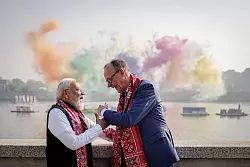 Der Besuch soll der Anfang einer &laquo;erneuerten&raquo; Partnerschaft zwischen Indien und Deutschland werden. - &copy; Kay Nietfeld/dpa