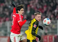 Viel Kampf bei Union gegen Dortmund. - &copy; Soeren Stache/dpa