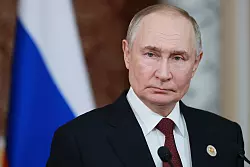 Putin hat unerwartet mit Trump telefoniert. (Archivbild) - © Vladimir Smirnov/Pool Sputnik Kremlin/AP/dpa